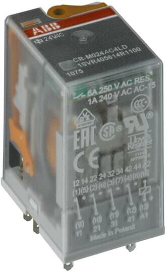CR-M230AC3 Pluggable interface relay 3c/o, A1-A2=230VAC, 250V/10A