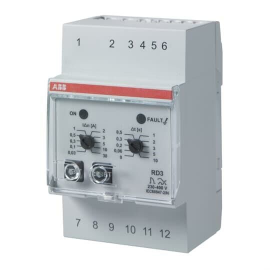 RD3 (KAÇAK AKIM ROLESİ (230V-400V)(0-10sn)(30mA-30A)