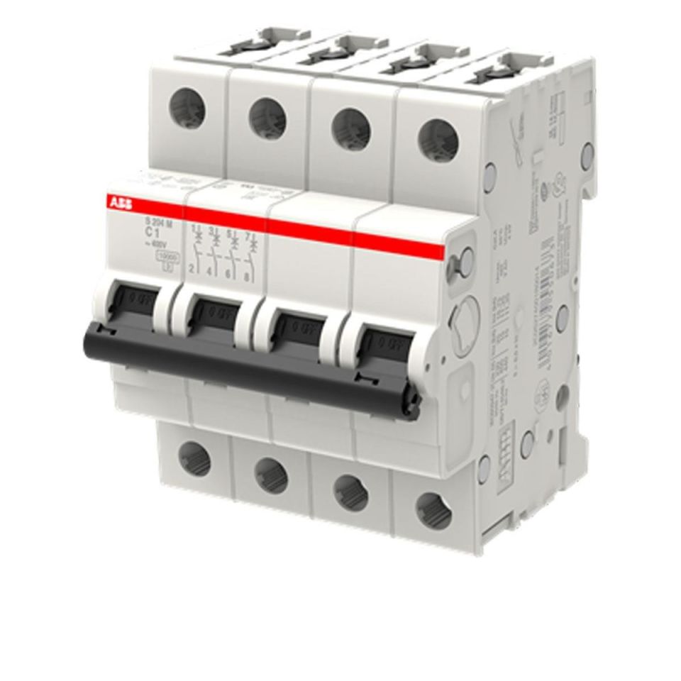 S204M-C50 4X50A C TİPİ 10kA OTOMATİK SİGORTA